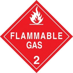 Labelmaster Part (Hmsl70S = Pkg Of 25) 4 In. Flammable Gas Diamond Dec